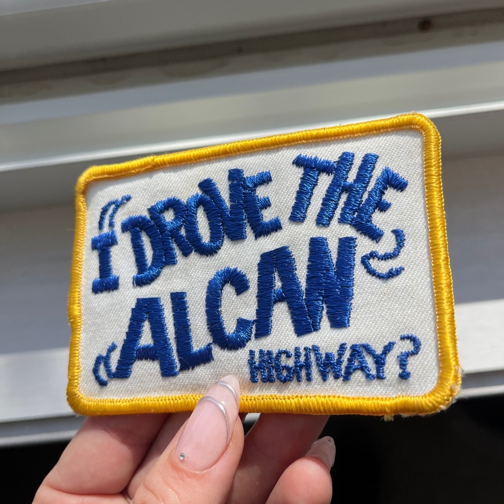 3/$30 🌟 Vintage Embroidered Alcan Highway Patch - Picture 3 of 6